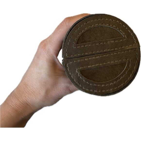 6PCS Shoe Polish Care Kit Leather Shoe Shine Set Shoe PU Leather Case Brown - Picture 3 of 6